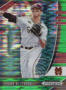 "JORDAN WESTBURG" 2020 PANINI DRAFT PICKS GREEN PRIZM BALTIMORE ORIOLES #PDP30 - Picture 1 of 2