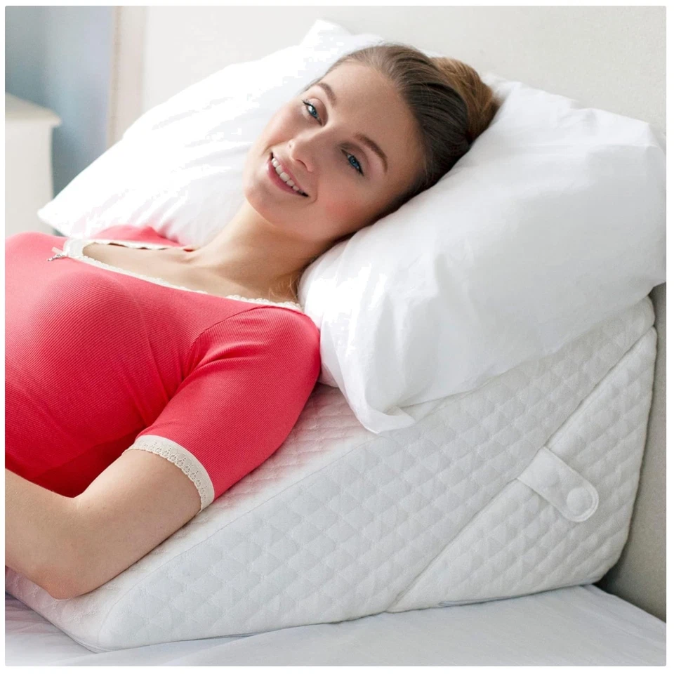 Adjustable Bed Wedge Pillow 7 in 1 Incline & Positioner Memory Foam FO