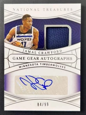 Parche automático Timberwolves 2021-22 Panini National Treasure Jamal Crawford/99 Foto 1 de 2