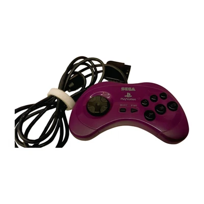 [US Tax Paid] SEGA Saturn Control Pad for PS2 Vampire Darkstalkers Ver - Image 1 of 2