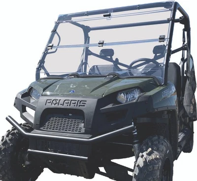 QuadBoss 375785 Folding Windshield For 2013 Polaris Ranger Crew 800 Windbreak - Image 1 of 3