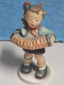 MJ Hummel 6” Figurine Accordion Boy #185 Germany TMK-2 1950-1959 GERMANY *NMINT! - Picture 1 of 8