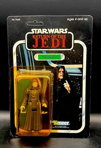 Vintage Star Wars 1983 Kenner Emperor ROTJ 77 Card BACK MOC UNPUNCHED CAS/AFA? - Picture 1 of 7