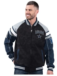 NFL Dallas Cowboys Faux Suede Jacket by Glll 4X - Picture 1 of 8
