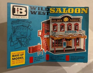 RAR Vintage Britains LTD Wild West Saloon Golden Nugget Gebäudemodell NEU - Bild 1 von 12