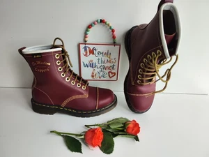 Dr Martens 1460 Cappers red made in england MIE boots UK8 EU42 US10 - Picture 1 of 11