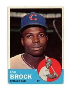 1963 Topps #472 Lou Brock Chicago Cubs Karte HOF G-VG Sortiment (64712) - Bild 1 von 2