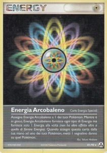 CARTA POKEMON - ENERGY - ENERGIA ARCOBALENO - 81/92 - RARA - Foto 1 di 1