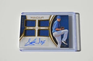 Steven Matz 2016 Panini Makellos New York Quad Trikot Auto #D 19/25 Qma-Sm - Bild 1 von 2