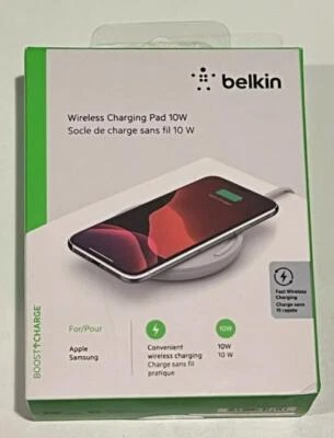 Belkin BOOSTCHARGE 10W Fast Wireless Charging Pad for Apple, Samsung - Image 1 of 3