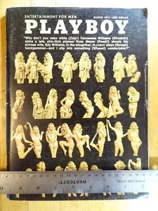 Original Playboy Magazine March 1973 Bonnie Large Mercy Rooney Edy Williams - Picture 1 of 3