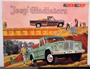 1963 Jeep Gladiator Dealer Sales Brochure Mailer Pickup Panel New Model Revised - Picture 1 of 7