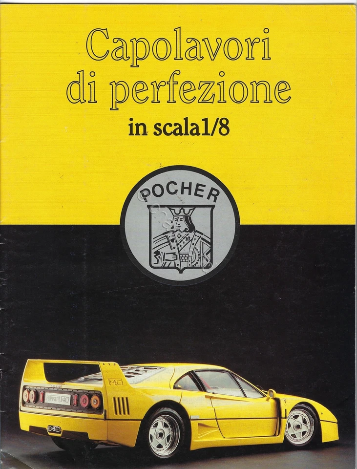 Catalogo Pocher auto scala 1/8 - Immagine 1 di 1