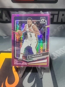 CJ McCollum 2023-24 Optic Hyper Pink Prizm #105 New Orleans Pelicans - Picture 1 of 2