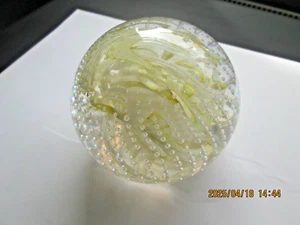 Whitefriars Paperweight Ribbon Swirls & Controlled Bubbles Ray Annenberg 9850 - Picture 1 of 5