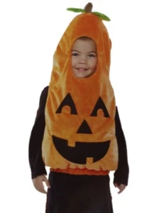 Infant & Toddler Boys & Girls Plush Orange Hooded Pumpkin Costume Jumper - Picture 1 of 1
