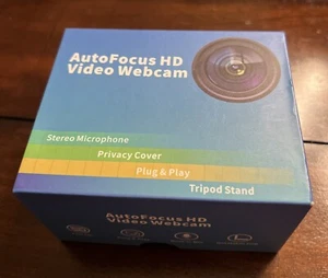 Autofokus HD Webcam mit Ständer - ROHS - Neu im Karton - Bild 1 von 3
