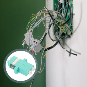 5 PCS Fiber Optic Connectors Patch Panel Keystone Fiber Adapter Fiber Connectors - Photo 1/12