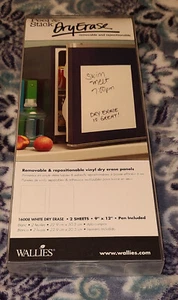 Wallies "Peel & Stick Dry Erase Removable And Repositionable" New In Package - Picture 1 of 4