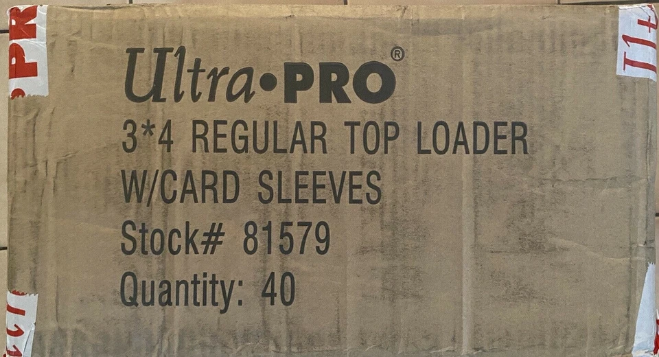 1000 Ultra PRO Regular 3x4 Toploader Top Loader with Sleeves, CASE (40x25 Ct) - Image 1 of 1
