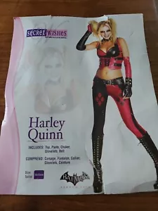 Damen Gr.36/38 Grösse M Karneval Harley Quinn Kostüm Set Fasching - Bild 1 von 5