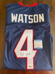 Deshaun Watson Houston Texans Autographed Jersey Beckett Certified - Picture 1 of 3