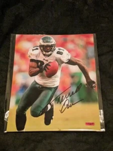 Terrell Owens Signed Autographed 8x10 with fivestar grading COA - Picture 1 of 2