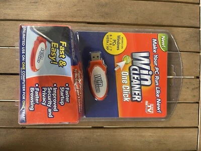 Win Cleaner USB One Click PC Computer Clean Repair Protect As Seen on TV - Image 1 of 2