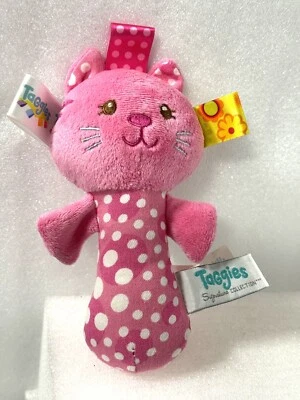 "Bolsas de peluche Mary Meyer Sonajero rosa gatito peluche bebé Lovey 2013 6""" Foto 1 de 4