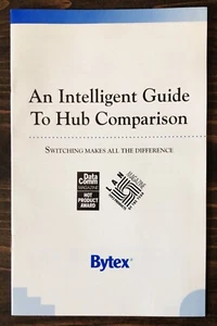 Bytex - An Intelligent Guide To Hub Comparison Booket (1992) - Picture 1 of 5