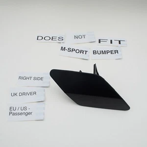 Tapa de remolque cubierta de arandela de faros para BMW X6 F16 SE 2015-2019 lado derecho derecha O/S - Imagen 1 de 6