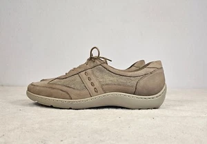 Waldlaufer Pro Aktiv Taupe Leather Walking Shoes Sneakers Womens Size 5 - Picture 1 of 6