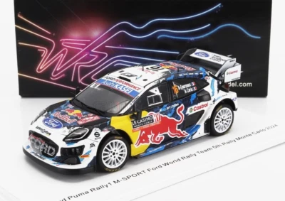 MODELLINO AUTO SCALA 1:43 SPARK FORD PUMA RALLY 1 WRC FOURMAUX MONTE CARLO 2024 - Immagine 1 di 4