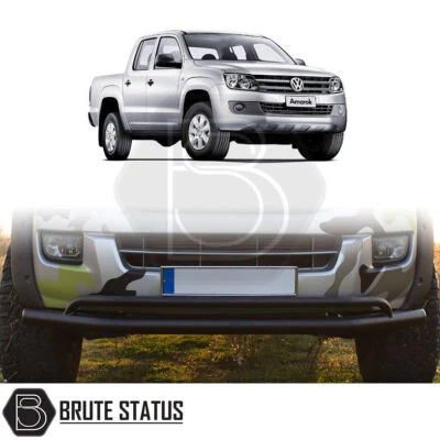 BRUTE STATUS Volkswagen Amarok 2010-2016 VW City Bar Nudge Bar Matt Black