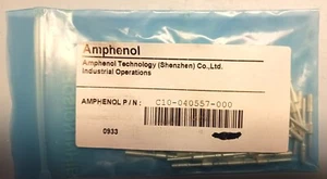 Prensado de pasador de contactos circulares ampfenol MIL Spec 8 AWG C10-040557-000 25 un. - Imagen 1 de 1