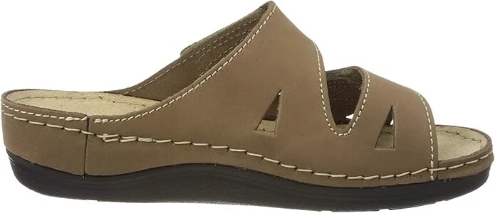 Marco Tozzi 2-27512-24 341 Women's Slides Sandals Taupe  size EU 41 - Image 1 of 4