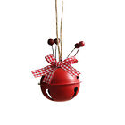 Christmas Bell Stylish Rust-proof Hanging Bell Tree Decor Solid Color