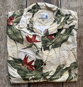 VINTAGE IOLANI HAWAIIAN SHIRT FLORAL MULTI MENS XXL EXCELLENT CONDITION - Picture 1 of 6