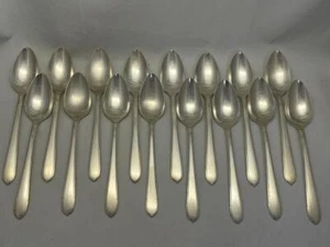 *1935 Oneida SILBERPLATTE BERKELEY QUADRATISCH 16 TEELÖFFEL #B276 - Bild 1 von 11