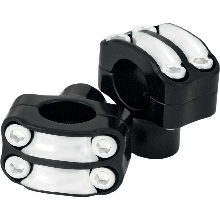 Roland Sands Nostalgia 4-Bolt 1-1/2" tall Contrast Cut Risers 0208-2050-BM Foto 1 de 1