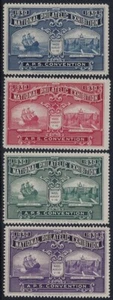 1930 National APS Philatelic Exhibition Boston Cinderella Poster Stamps Mint NH - Picture 1 of 1