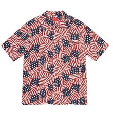 Supreme Short Sleeve Button-Up Casual Button-Down Shirts for Men 