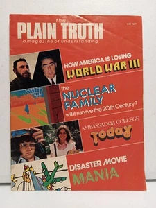 The Plain Truth Magazine / May 1977 / How America Is Losing WWIII / Mania - Foto 1 di 2