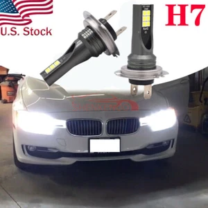 H7 Xenon White LED High Low Beam Headlight Bulb For BMW 320i 328i 330i 335i 340i - Picture 1 of 10