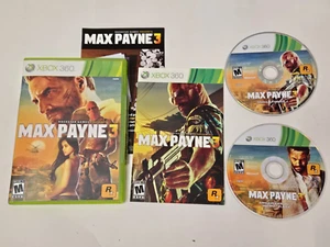 Max Payne 3 (Xbox 360) Complete With 2 Discs, Manual & Insert [CIB+] - Tested*** - Bild 1 von 12