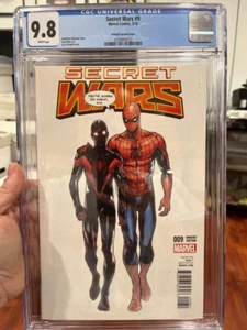 Secret Wars #9 CGC 9.8 Variant Edition 1:25 Pichelli Miles Morales Peter Parker - Picture 1 of 3