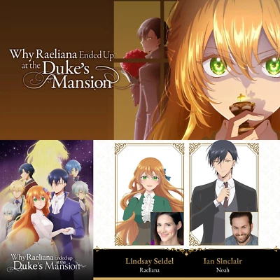 Why Raeliana Ended Up at the Duke’s Mansion Anime DVD Ep 1-12 English Dubbed Sub - Image 1 of 4