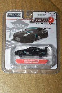 JDM Tuners 2009 Nissan GT-R (R35) Ben Sopra Black Die-Cast 1:64 Scale Jada Toys - Picture 1 of 2