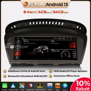 8.8"Android 13 Autoradio GPS BMW 3er E90 E91 E92 E93 5er E60 E61 6er E63 E64 CIC - Bild 1 von 24