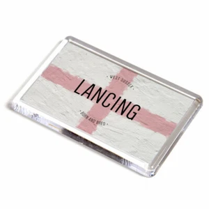 FRIDGE MAGNET - Lancing, West Sussex - Born and Bred - Picture 1 of 1